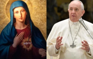 An image of the Immaculate Heart of Mary at St. Peter's Church, Vienna, Austria. | Pope Francis Diana Ringo via Wikimedia (CC BY-SA 3.0 at) | Vatican Media