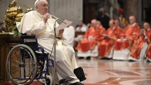 Pope Francis delivers a homily from a wheelchair on June 5, 2022. 2?w=200&h=150
