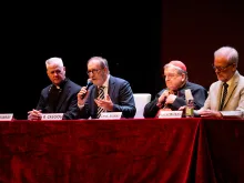 Cardinal Raymond Burke was part of a panel that convened on the eve of the Synod on Synodality, Oct. 3, 2023.