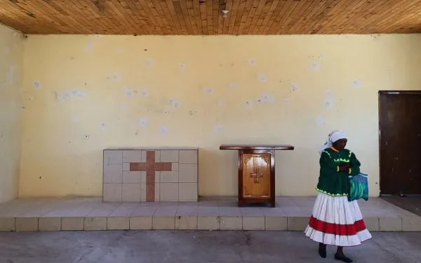Reconstruction of the church of Santa Anita in the Tarahumara mountain range in northern Mexico. Credit: Guachochi Cathedral