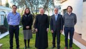 The members of the general board of directors of the Regnum Christi Federation, before its first general convention from April 29 to May 4, 2024, in Rome.