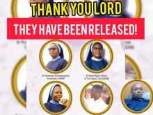 Three nuns, a seminarian, and the driver of the vehicle they were in were abducted in Nigeria’s Imo State on Oct. 5, 2023. The nuns’ order, the Missionary Daughters of Mater Ecclesiae, appealed for their safe release in an Oct. 6 statement. The group was released Oct. 13-14, 2023.