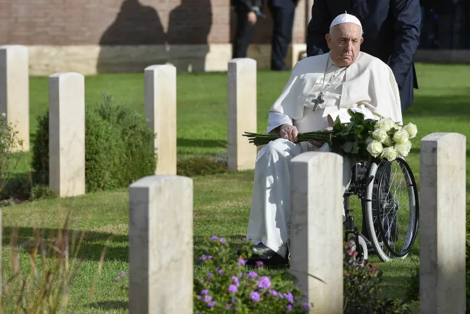 Pope Francis war cemetery