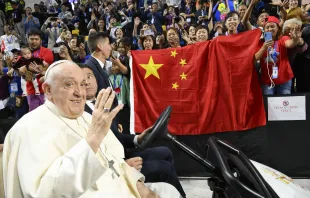 Pope Francis gave a special message to Chinese Catholics at the end of his Mass in Ulaanbaatar, Mongolia on Sept. 3, 2023. Vatican Media
