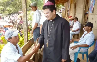 Nicaraguan Bishop Rolando Álvarez. Credit: Facebook Diocese Media - TV Merced