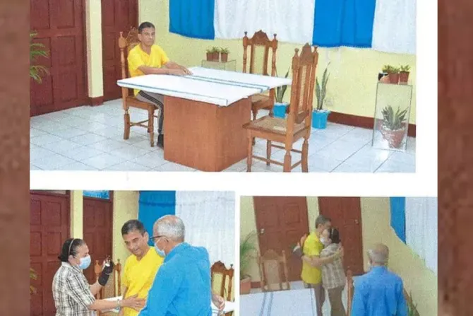 Some photographs of Nicaraguan Bishop Rolando Álvarez disseminated by the dictatorship of Nicaragua in November 2023.?w=200&h=150