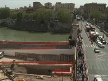 Construction projects are underway in Rome as the city prepares for the 2025 Jubilee Year.