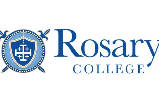 Rosary College logo. Credit: Rosary College