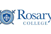 Rosary College log