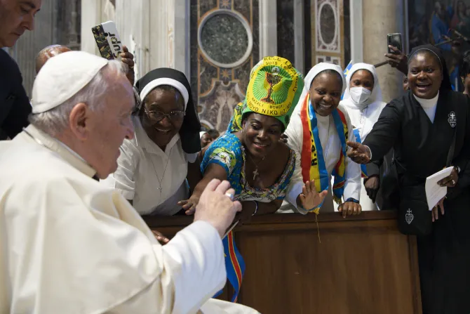 Pope Francis celebrated Mass for Rome’s Congolese community on July 3, 2022.