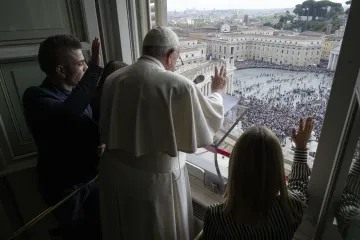 Pope Francis invited young people from Portugal to join him in the window of the Apostolic Palace for the World Youth Day announcement.