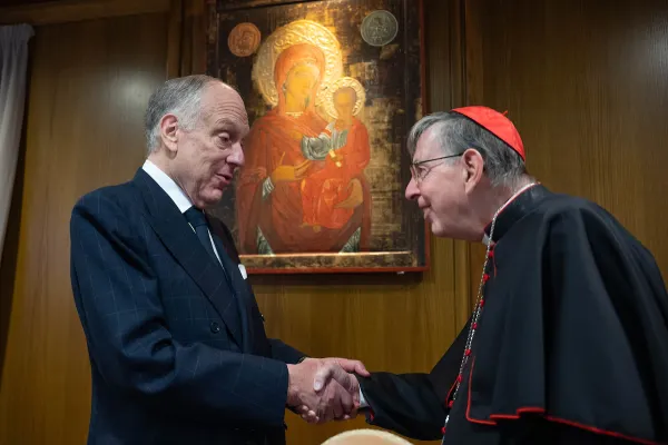 World Jewish Congress president Ronald S. Lauder meets with Cardinal Kurt Koch, president of the Pontifical Council for Promoting Christian Unity, Nov. 22, 2022, at the Vatican. Credit: World Jewish Congress