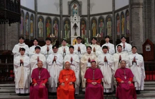 Sixteen new priests were ordained Feb. 1–2, 2024, in Seoul, South Korea. Credit: Archdiocese of Seoul