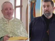 Father Ivan Levystky (left) and Father Bohdan Geleta (right)