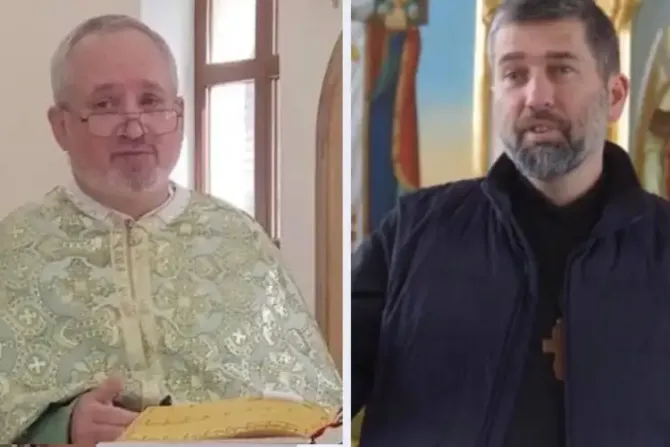 Father Ivan Levystky and Father Bohdan Geleta