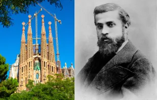 The Sagrada Familia Basilica in Barcelona, Spain, designed by architect Antoni Gaudí, whose cause for beatification is being considered by the Vatican’s Dicastery for the Causes of Saints. Credit: Public domain; r.nagy/Shutterstock