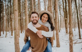Caden Bennett and Madeleine Sri started their own business, Little Way of Perfection, while students at Benedictine College in Atchison, Kansas. Credit: Madeleine Sri / Little Way of Perfection