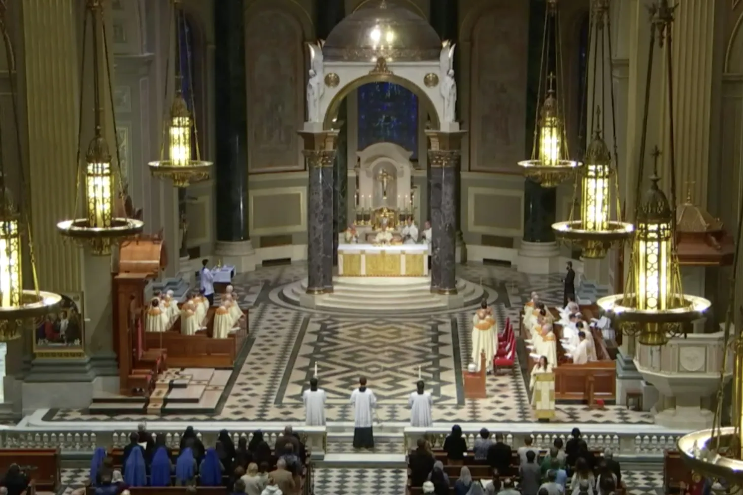 The interior of Ss. Peter and Paul Cathedral in Philadelphia during a March 25, 2022 Mass following the consecration of Russia and Ukraine to the immaculate heart of Mary.?w=200&h=150