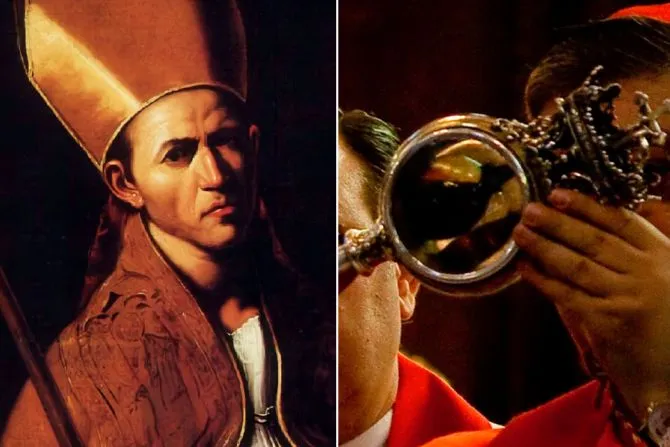 St. Januarius and the miracle of the liquefaction of his blood contained in a relic.?w=200&h=150