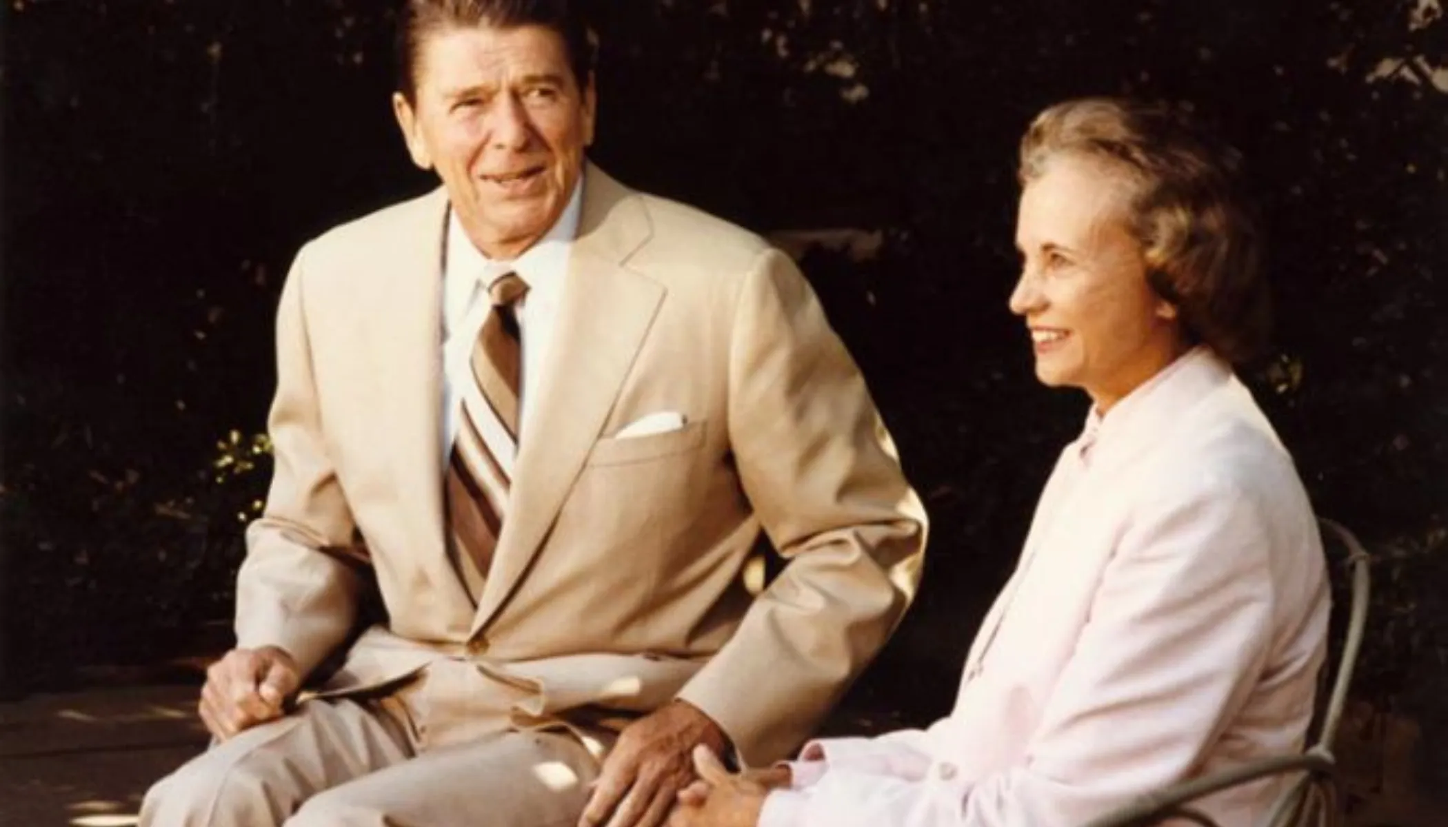 President Ronald Reagan and his Supreme Court justice nominee Sandra Day O'Connor on July 15, 1981.?w=200&h=150