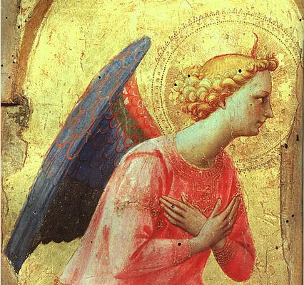 Detail of Adoration of an Angel by Fra Angelico, early 1400's.?w=200&h=150