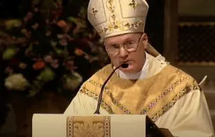 Bishop Michael Fitzgerald on the day of his consecration as a bishop on Aug. 6, 2010. Archdiocese of Philadelphia YouTube screenshot