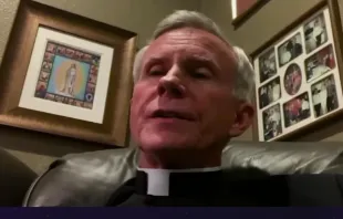 Bishop Strickland addresses the recent apostolic visitation on his podcast last week. YouTube/Full Sheen Ahead