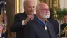 President Joe Biden presents the Presidential Medal of Freedom to Jesuit Father Greg Boyle on May 3, 2024.