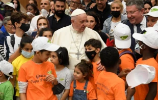 Pope Francis’ general audience in the Paul VI Hall at the Vatican, Sept. 22, 2021. Vatican Media.