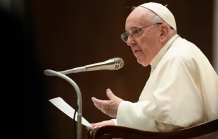 Pope Francis’ general audience in the Paul VI Hall at the Vatican, Sept. 29, 2021. Vatican Media.