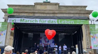 The 2021 March for Life in Berlin, Germany.