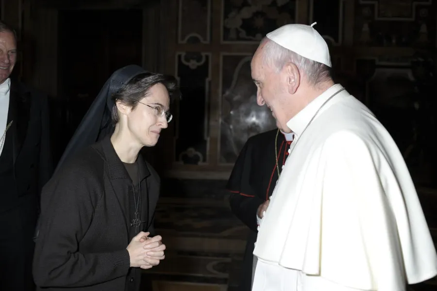 Sr. Raffaella Petrini meets Pope Francis.?w=200&h=150