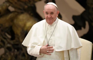 Pope Francis’ general audience in the Paul VI Hall at the Vatican, Jan. 5, 2021. Vatican Media.