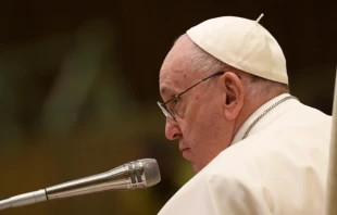 Pope Francis’ general audience in the Paul VI Hall at the Vatican, Jan. 5, 2021. Vatican Media.