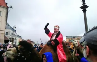 A Three Kings parade in Warsaw, Poland, on Jan. 6, 2022. Family News Service.