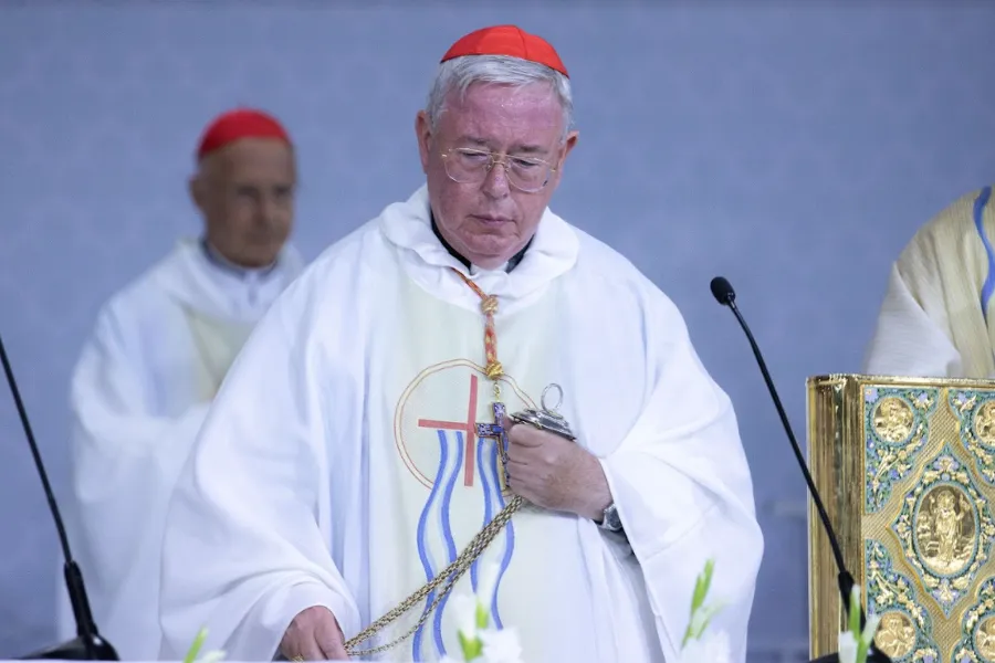 Cardinal Jean-Claude Hollerich celebrates Mass at the International Eucharistic Congress in Budapest, Hungary, Sept. 10, 2021.?w=200&h=150