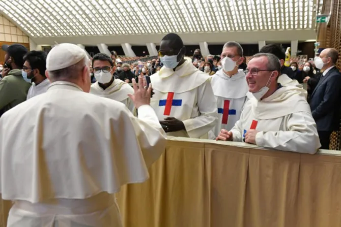 Pope Francis’ general audience in the Paul VI Hall at the Vatican, Jan. 12, 2021