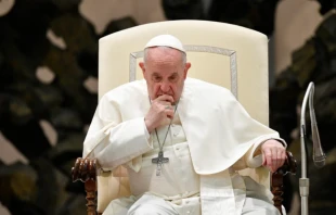 Pope Francis’ general audience in the Paul VI Hall at the Vatican, Jan. 19, 2021. Vatican Media.