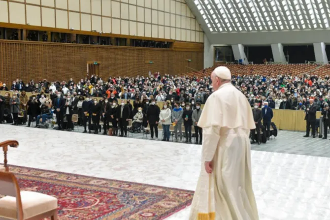 Pope Francis’ general audience in the Paul VI Hall at the Vatican, Jan. 26, 2022