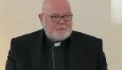Cardinal Reinhard Marx speaks at a press conference in Munich, Germany, Jan. 27, 2022.
