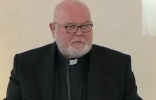 Cardinal Reinhard Marx speaks at a press conference in Munich, Germany, Jan. 27, 2022. Screenshot from erzbistum-muenchen.de.