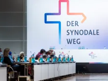 The third Synodal Assembly of the ‘Synodal Way’ in Frankfurt, Germany, on Feb. 4, 2022.