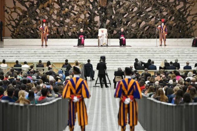 Pope Francis’ general audience in the Paul VI Hall at the Vatican, Feb. 9, 2022