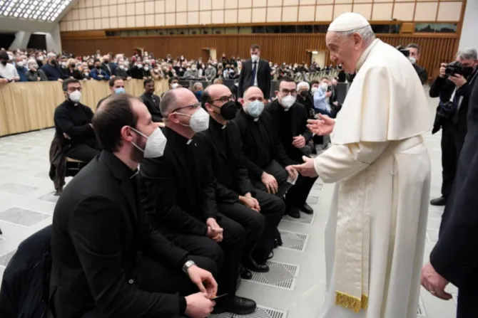 Pope Francis’ general audience in the Paul VI Hall at the Vatican, Feb. 16, 2022