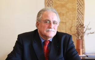 Chems-Eddine Hafiz, rector of the Grand Mosque of Paris. FISOM7691 via Wikimedia (CC BY-SA 4.0).