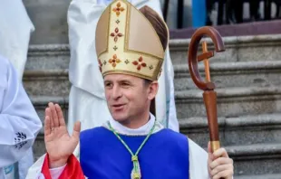 Bishop Pavlo Honcharuk, Latin Rite bishop of Kharkiv-Zaporizhia, Ukraine. Youri melnik via Wikimedia (CC BY-SA 4.0).