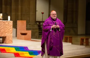 Cardinal Reinhard Marx marks ‘20 years of queer worship and pastoral care’ at St. Paul parish church, Munich, southern Germany, March 13, 2022. erzbistummuenchen/Facebook.