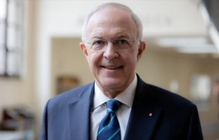 Carl Anderson, pictured at the Angelicum in Rome on March 17, 2022. Daniel Ibáñez/CNA.