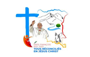 The logo for Pope Francis’ July 2-5 visit to the Democratic Republic of the Congo. Vatican Media.