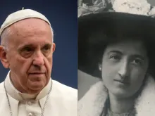 Pope Francis and Armida Barelli.